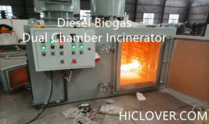 a machine with a fire inside