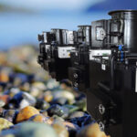a group of black machines